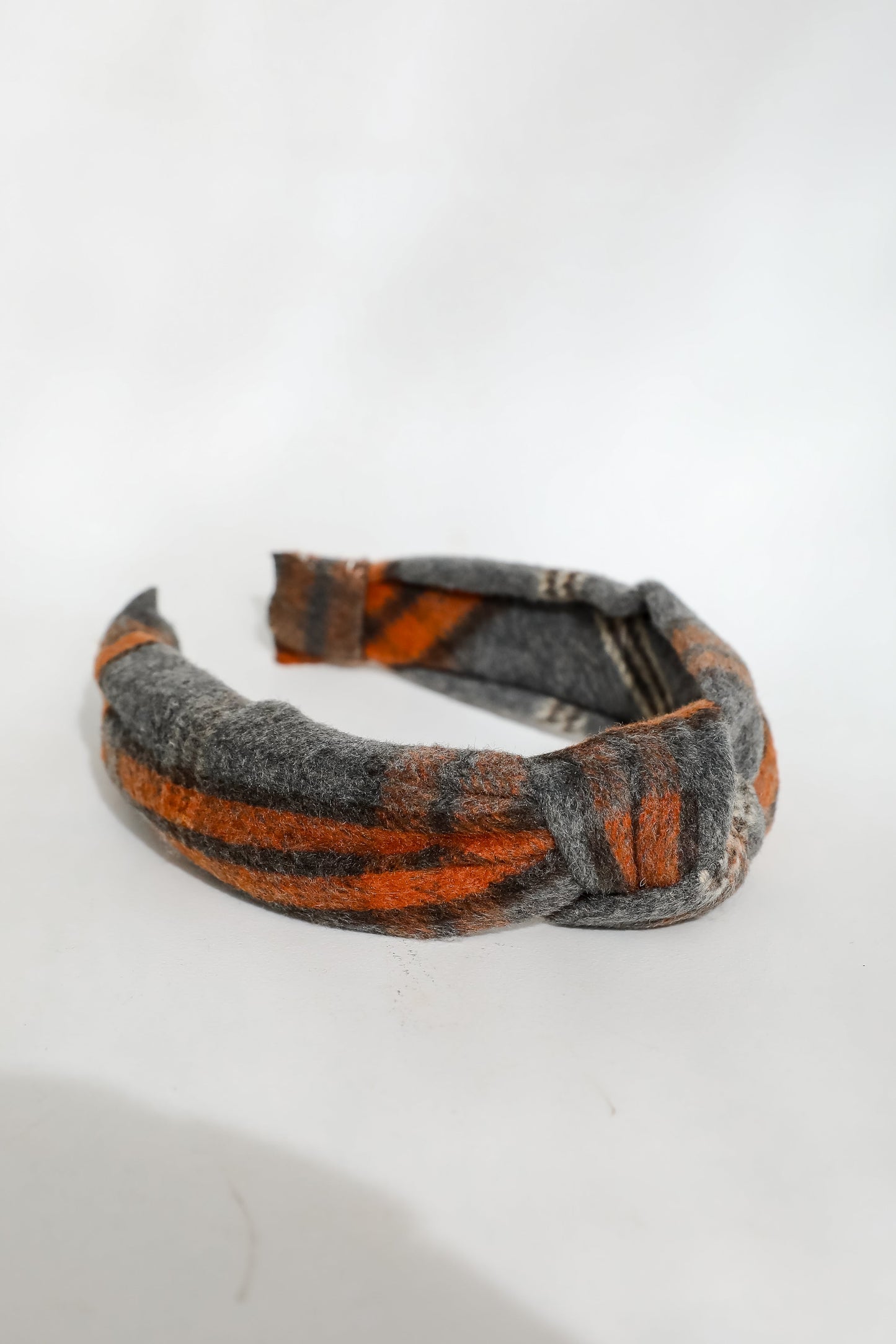 FINAL SALE - Precious Energy Plaid Knotted Headband