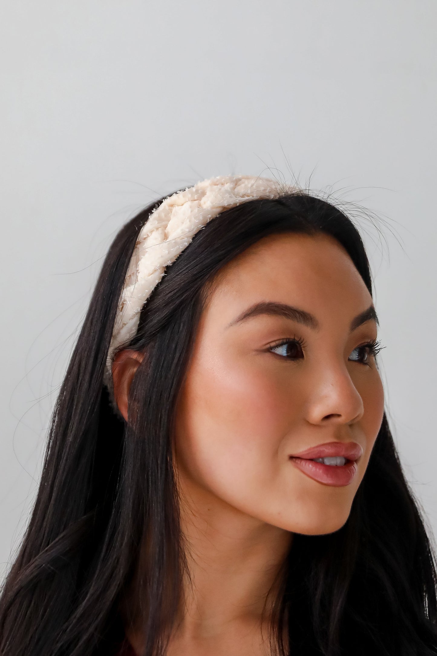 FINAL SALE - Ideally Dainty Ivory Braided Headband