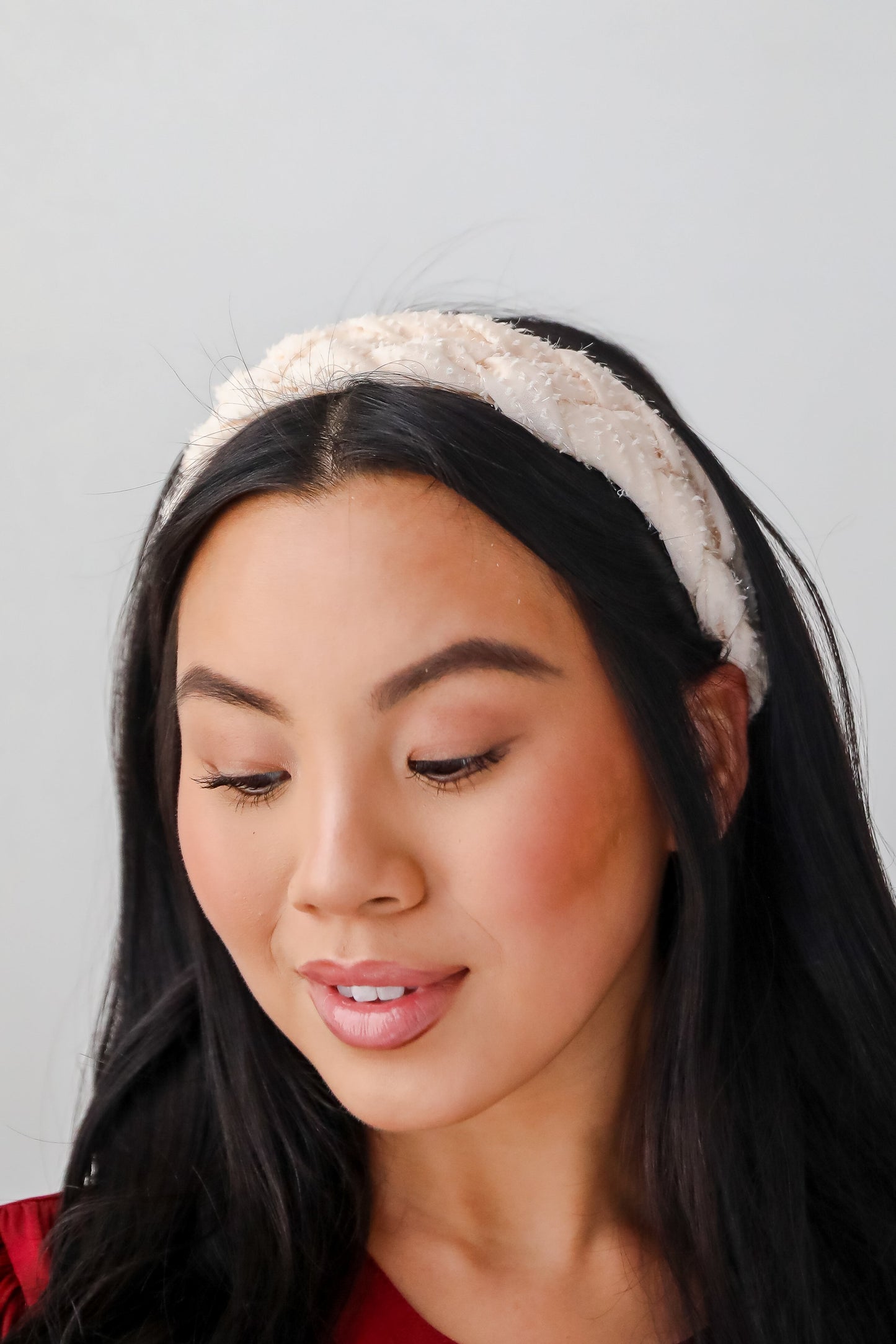 FINAL SALE - Ideally Dainty Ivory Braided Headband