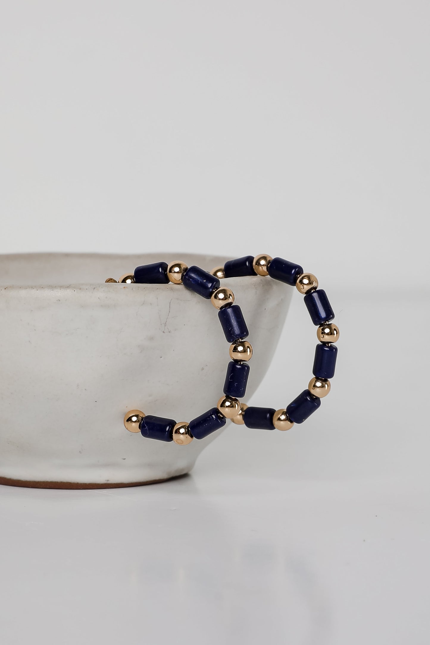 Sadie Beaded Hoop Earrings