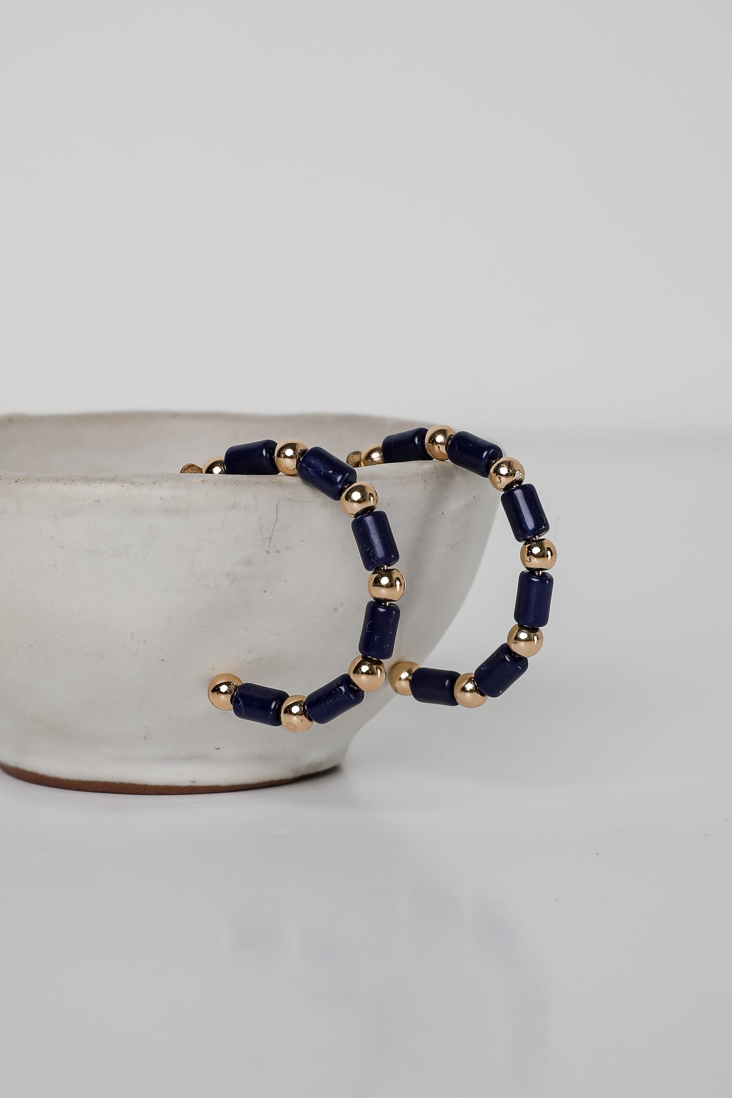 Sadie Beaded Hoop Earrings