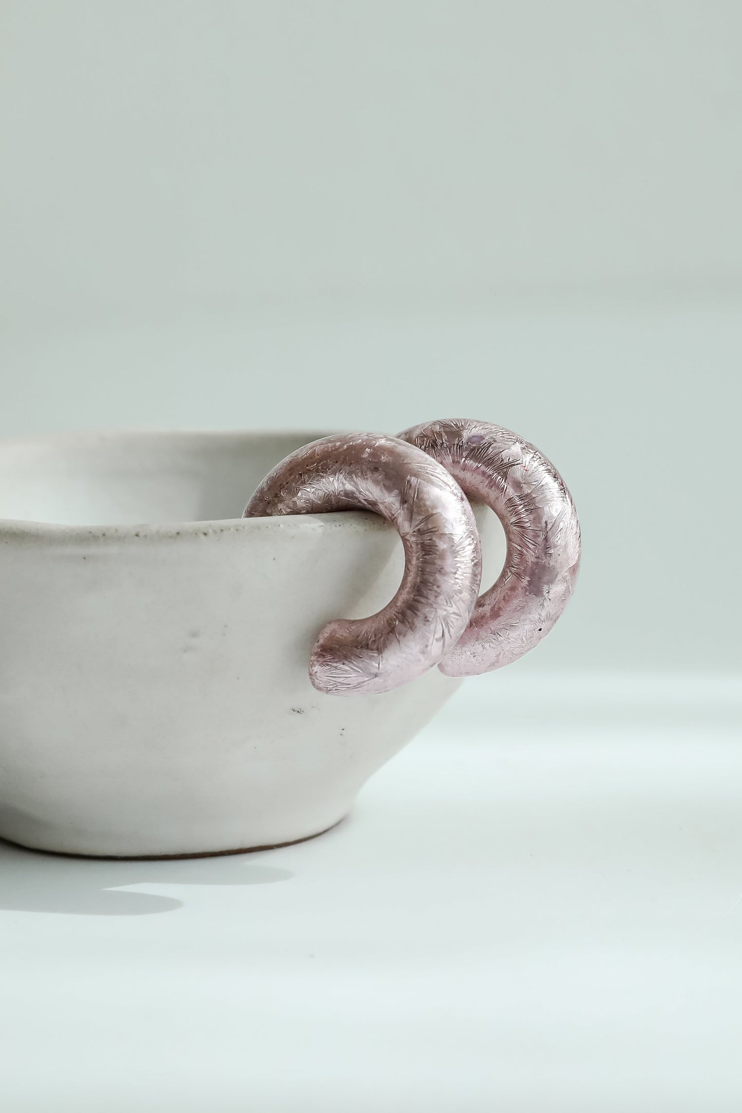 FINAL SALE - Alexa Metallic Hoop Earrings