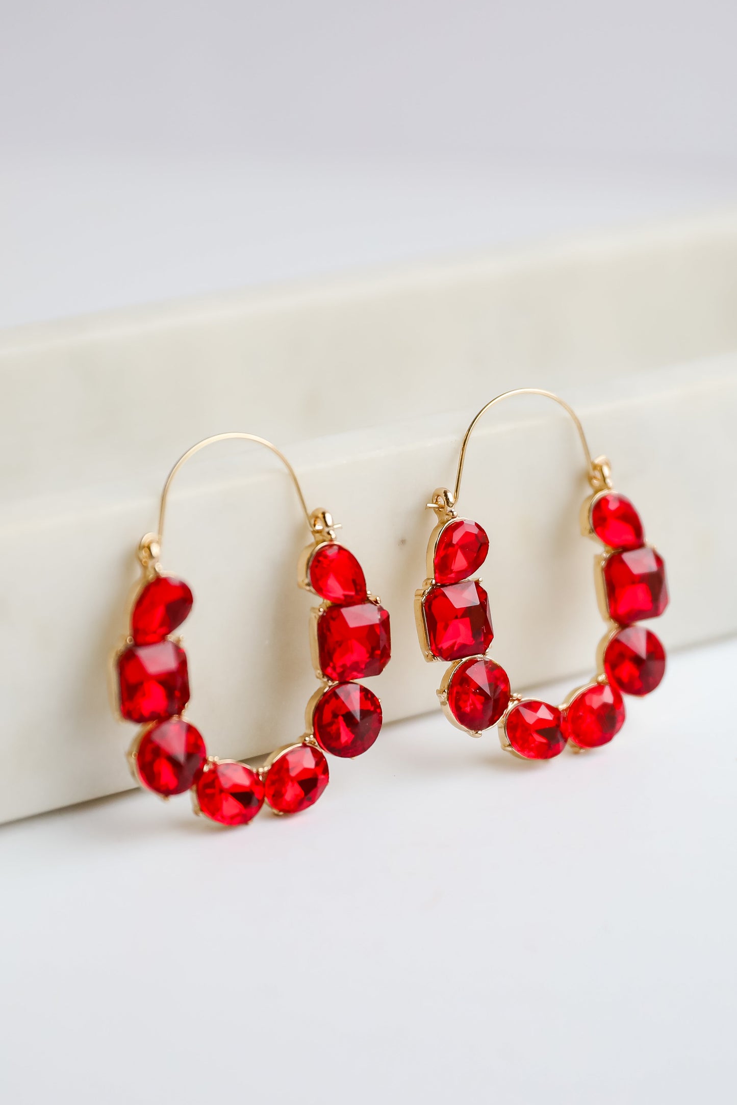 FINAL SALE - Brittany Gemstone Statement Earrings