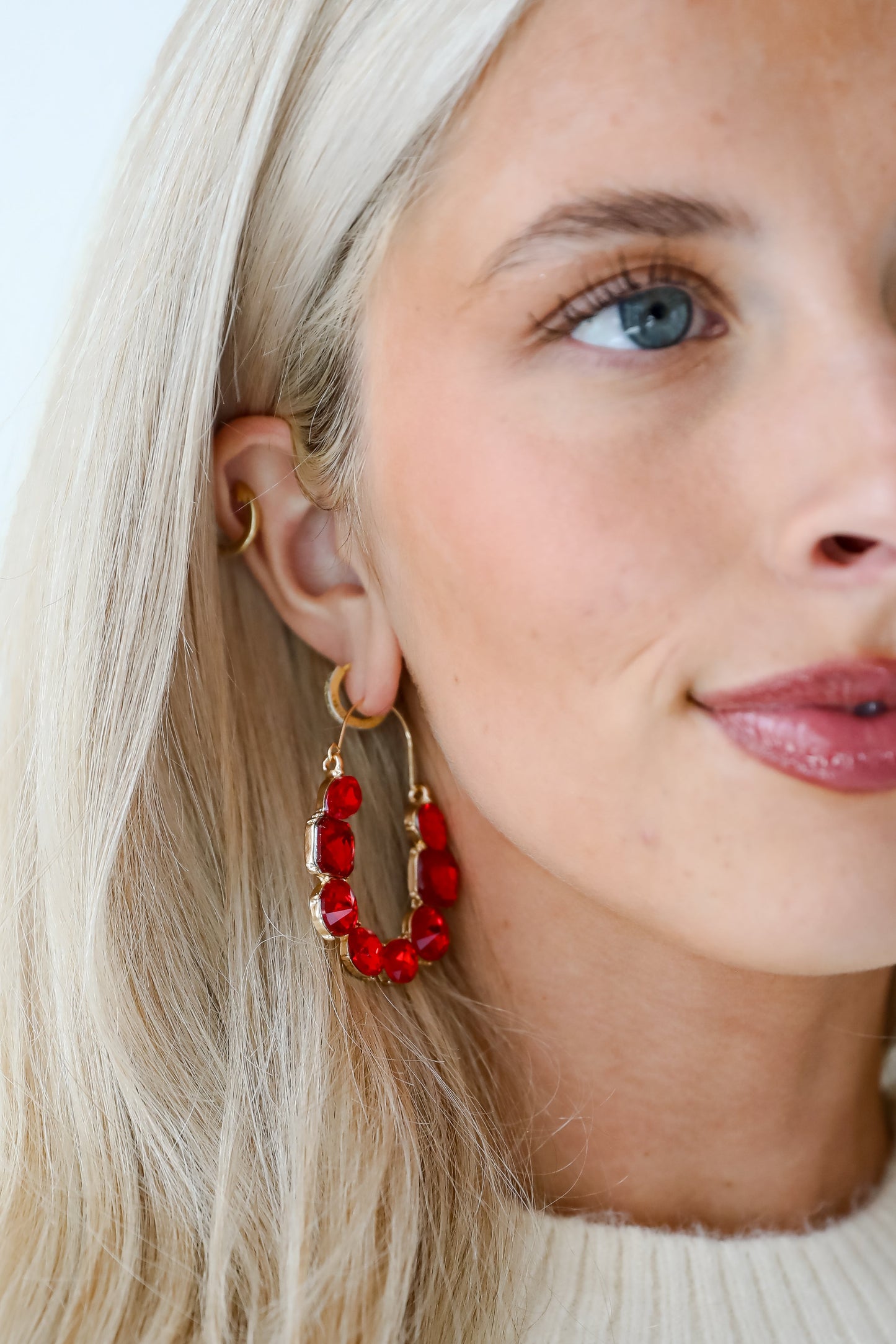 FINAL SALE - Brittany Gemstone Statement Earrings