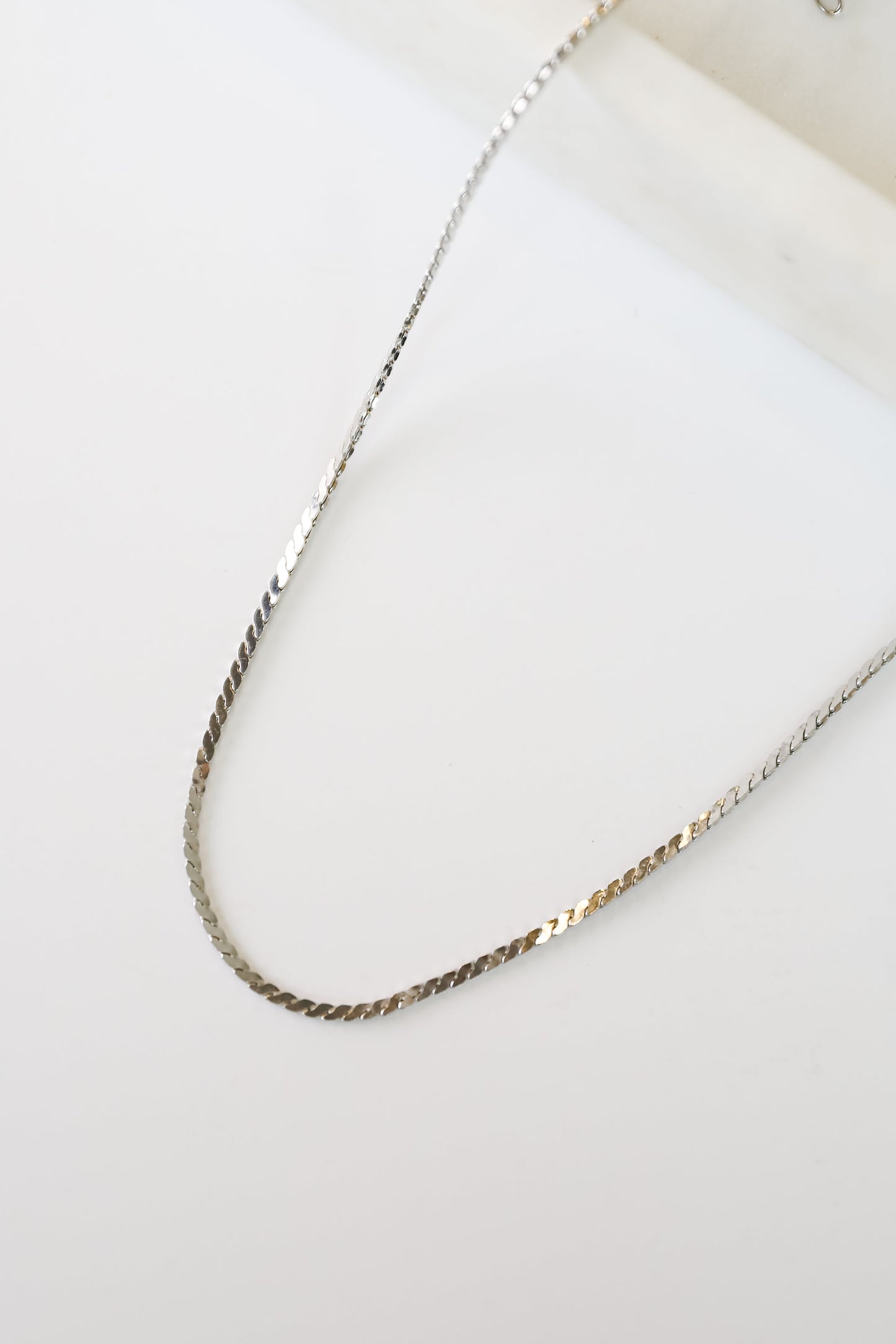 FINAL SALE - Melissa Silver Chain Necklace