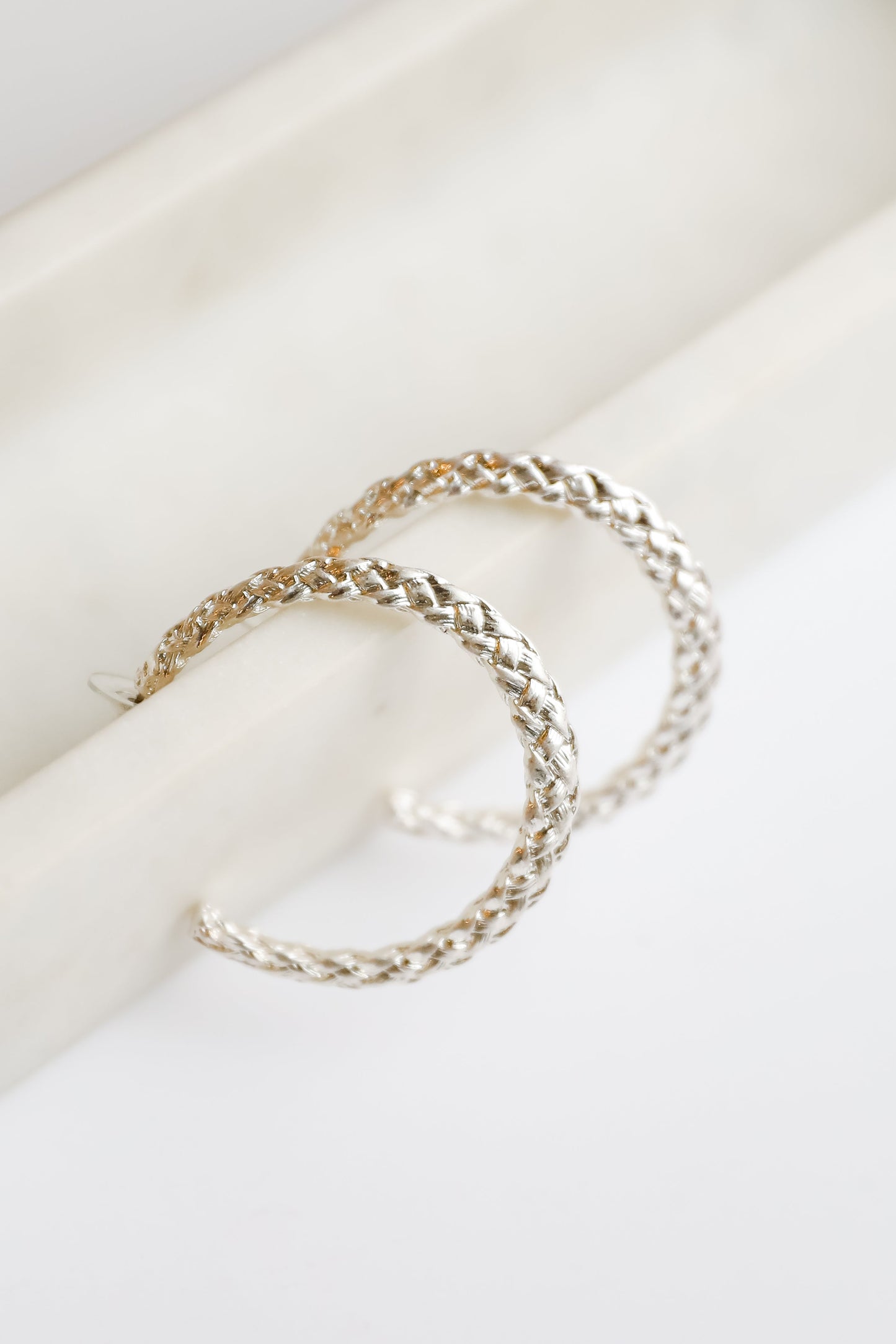 FINAL SALE - Layla Braided Hoop Earrings