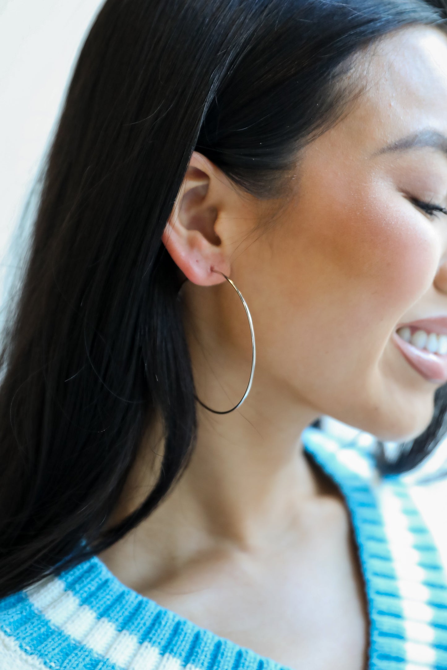 FINAL SALE - Sloane Large Hoop Earrings