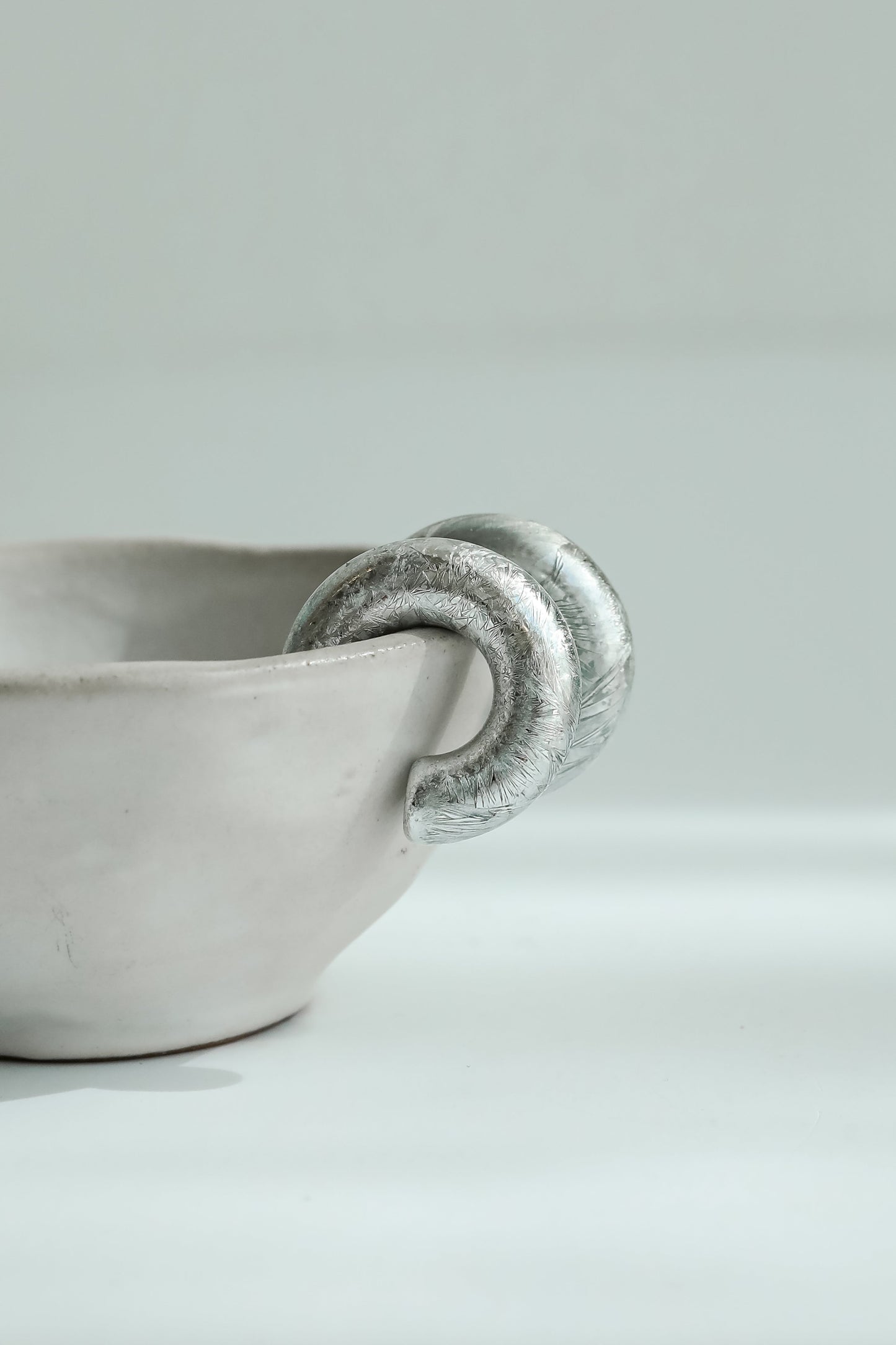 FINAL SALE - Alexa Metallic Hoop Earrings