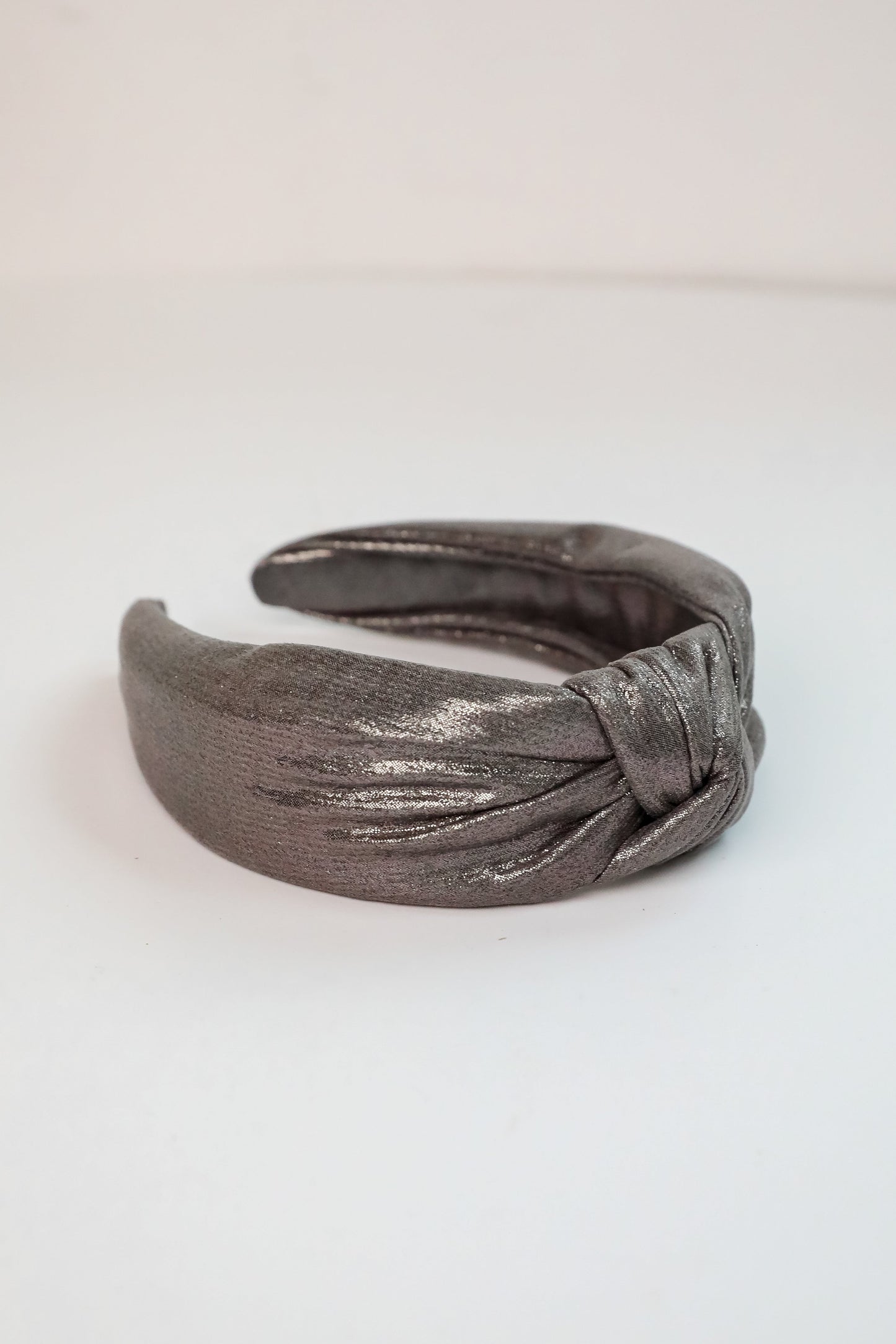 FINAL SALE - Glittering Element Metallic Knotted Headband