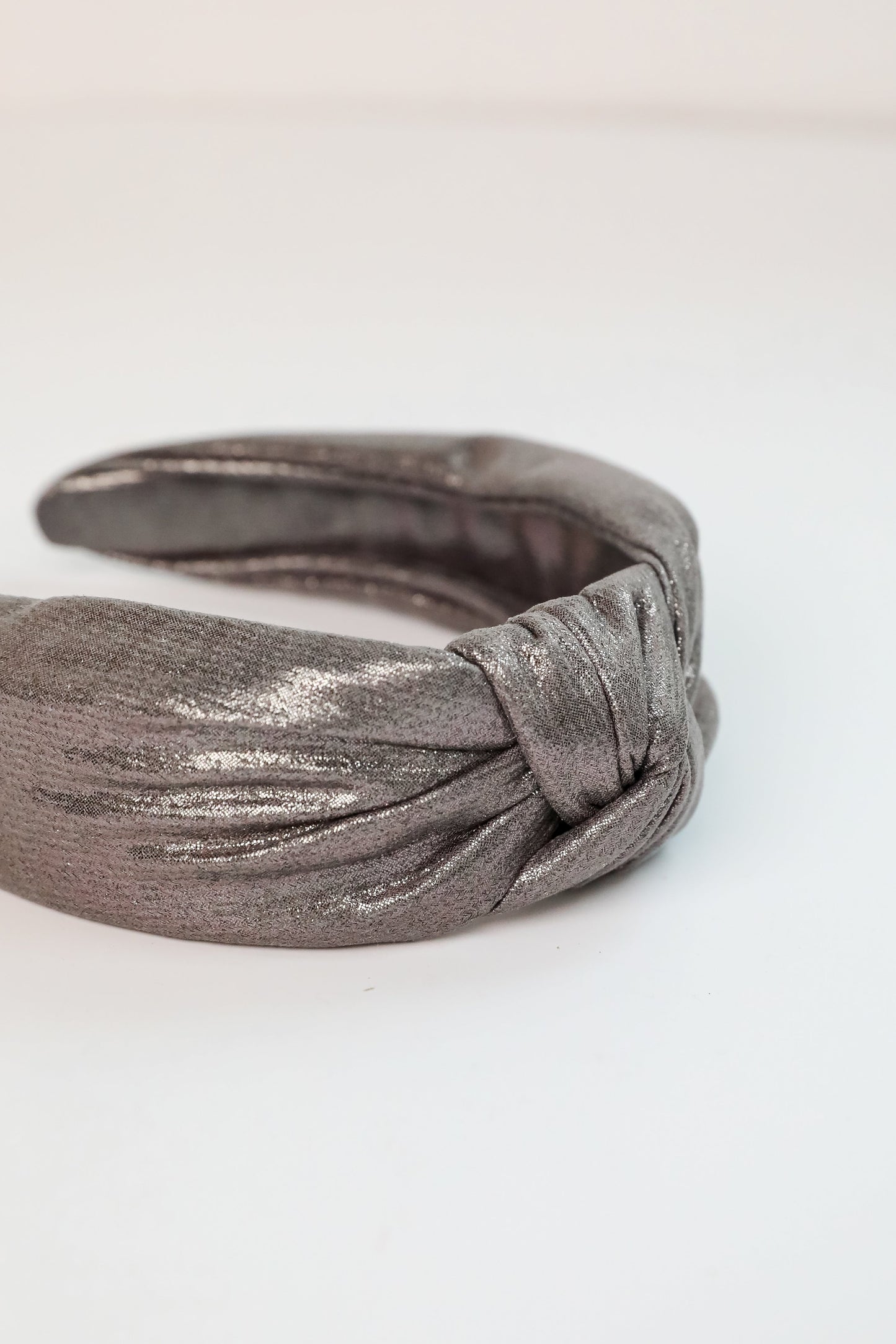 FINAL SALE - Glittering Element Metallic Knotted Headband