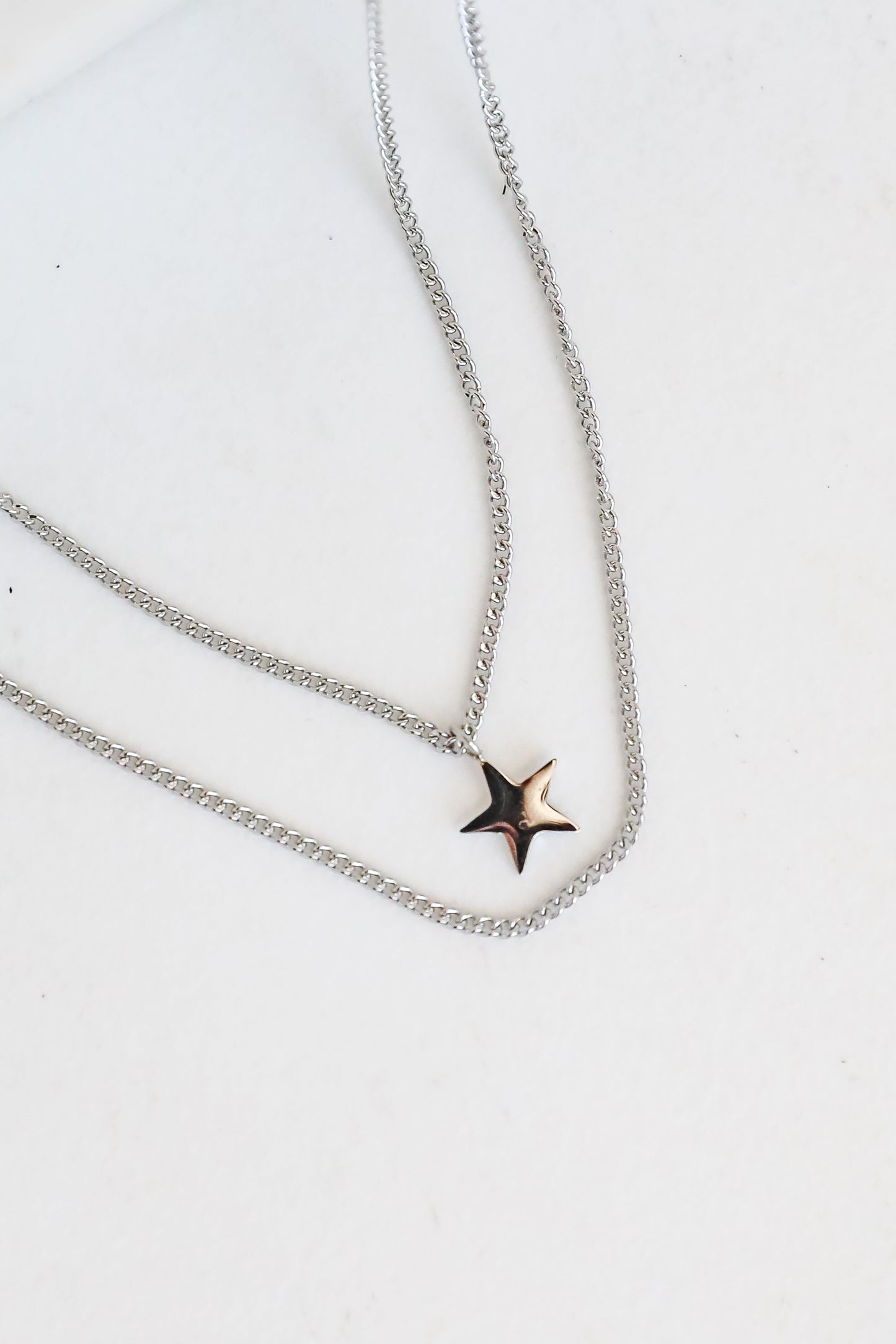 FINAL SALE - Alice Star Charm Layered Necklace