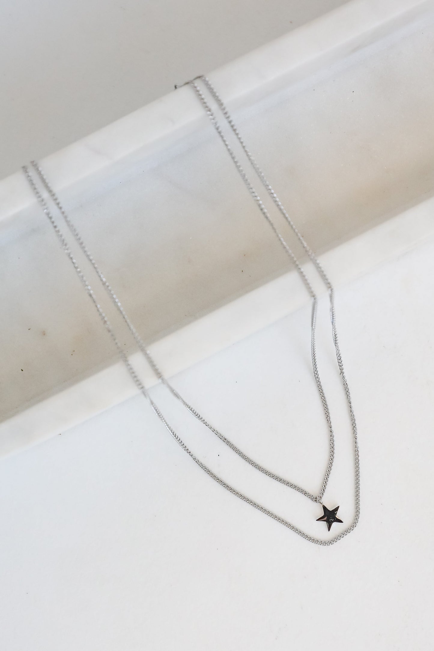 FINAL SALE - Alice Star Charm Layered Necklace