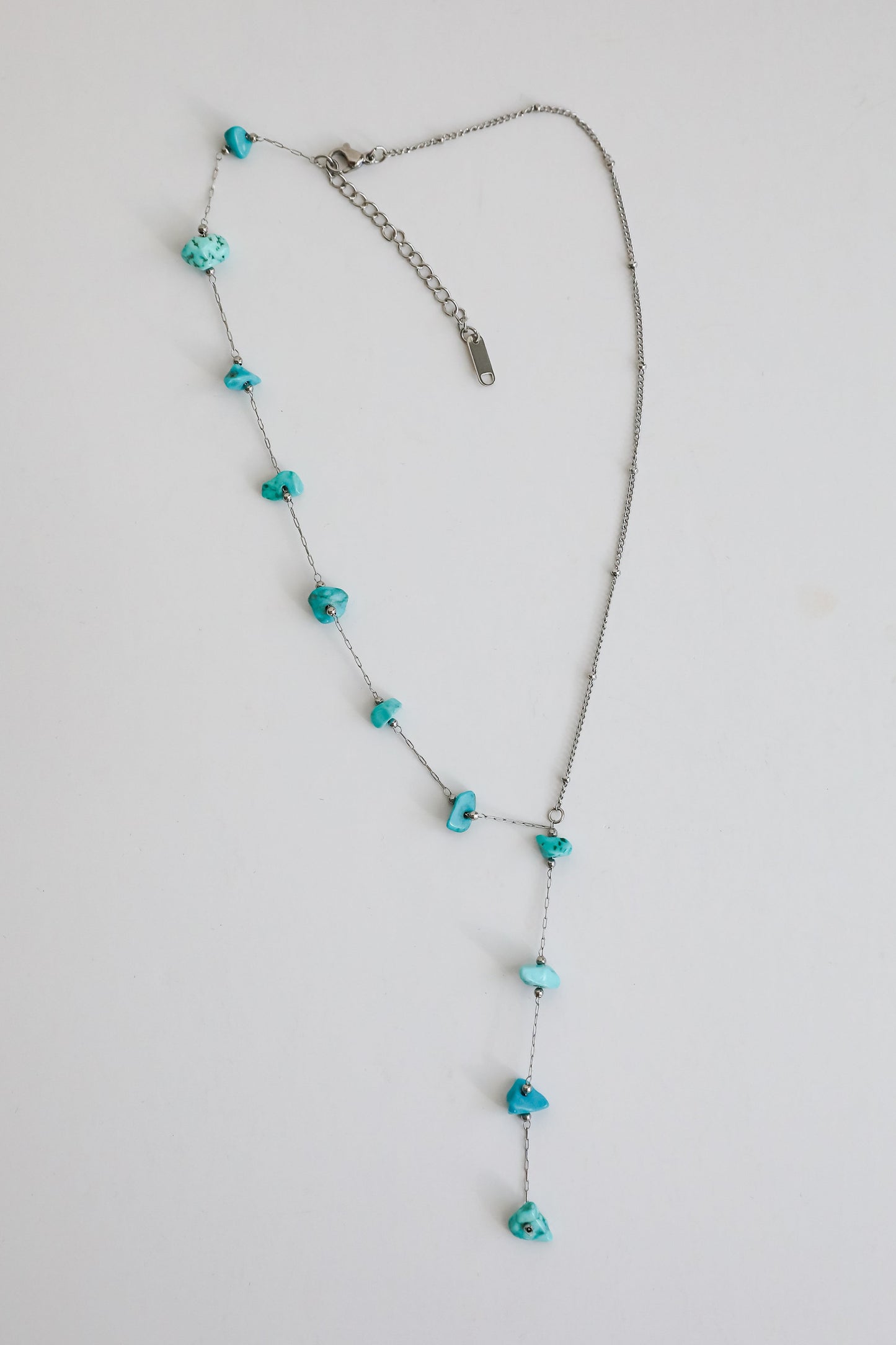 FINAL SALE - Allison Silver Stone Charm Necklace