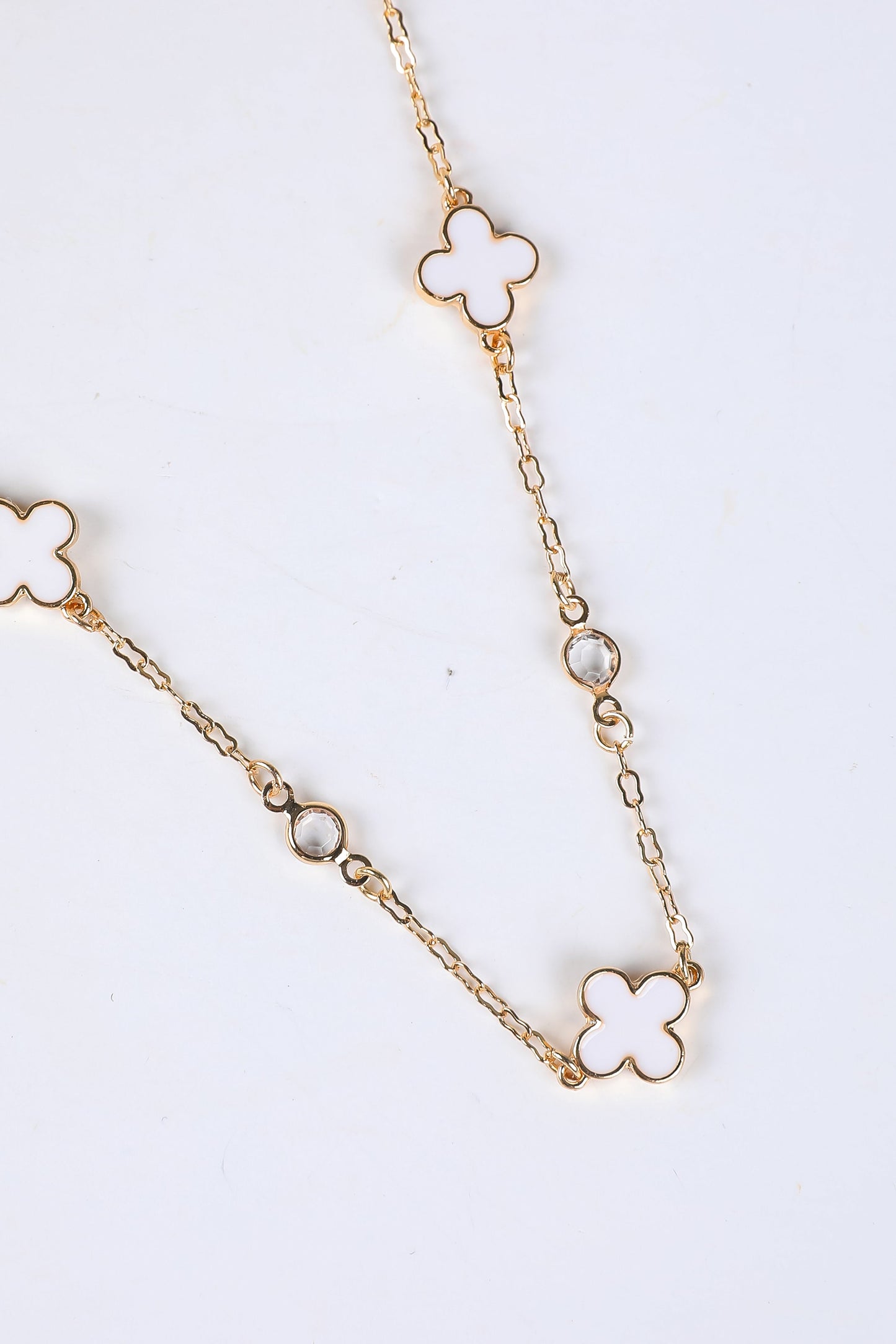 Gabby Quatrefoil Chain Necklace